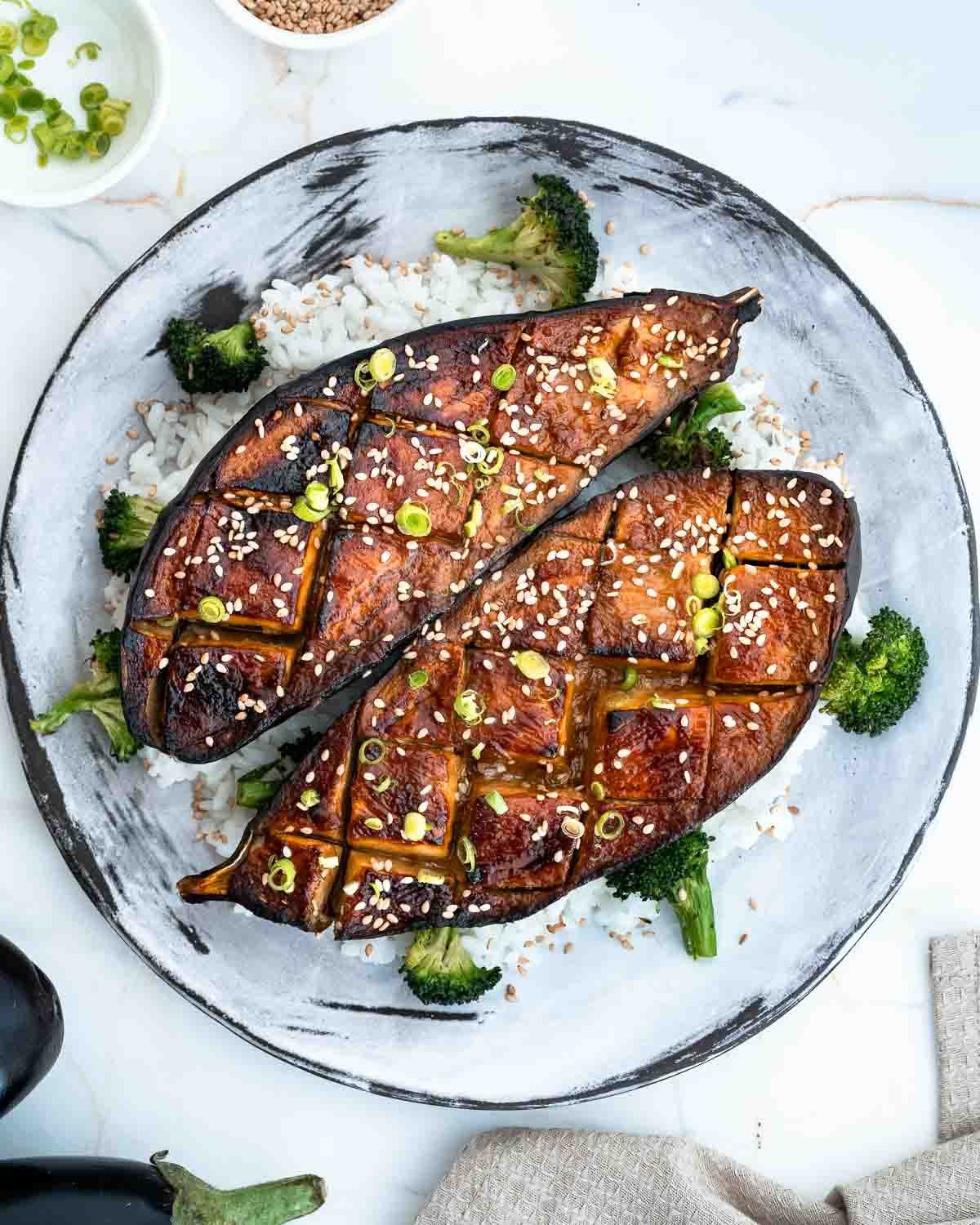 Minute Miso Glazed Aubergine: Your Umami Vegetarian Fix